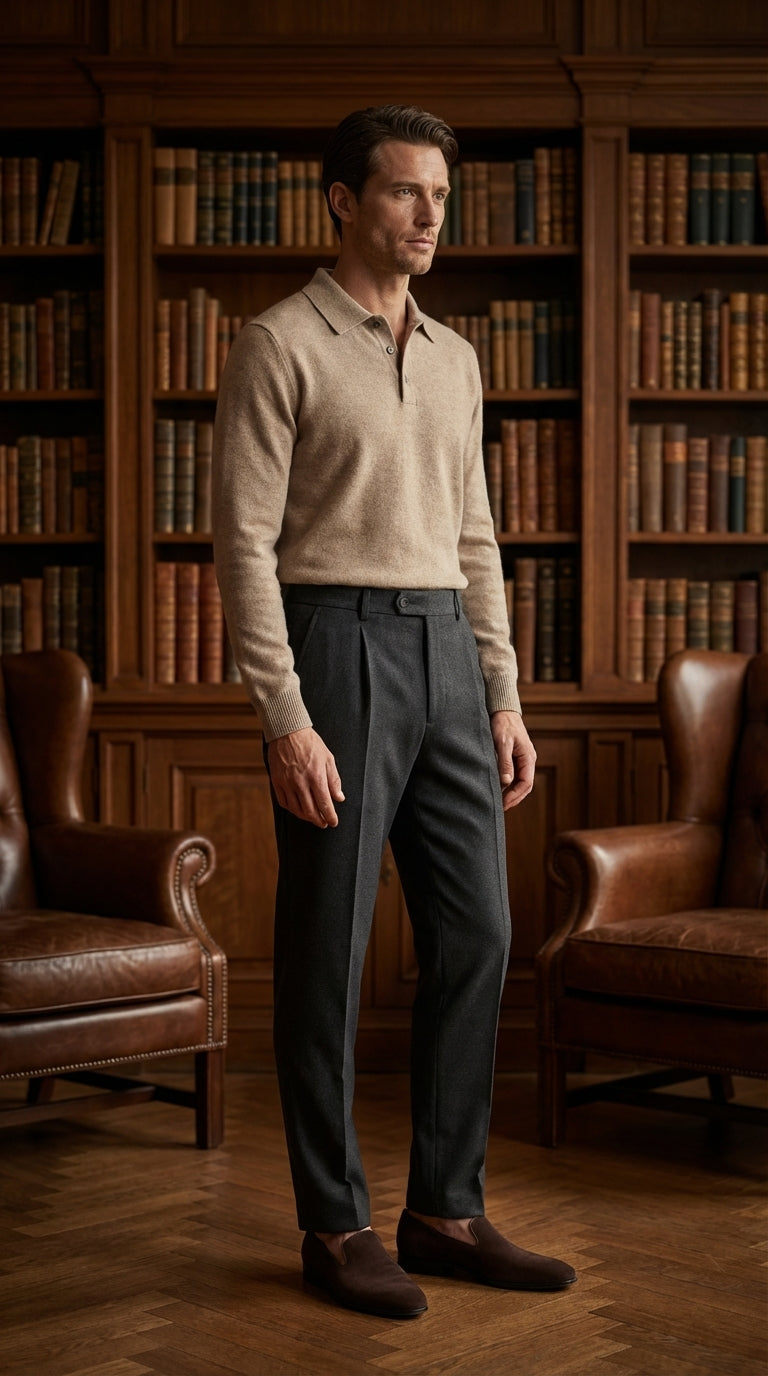 Savile Wool Trouser