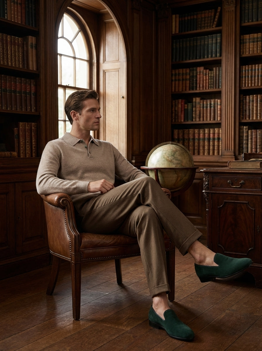 Palazzo Suede Loafer