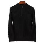 Loose Thickened Cashmere Sweater Crew Neck Pullover Knittedwear for Middle-Aged Men Autumn Winter Sporty Style Casual Wear